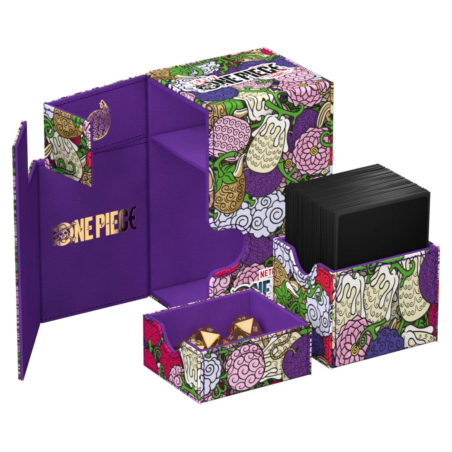 Ultimate Guard: Netflix One Piece Flip N Tray 80+ Xenoskin (Devil Fruits)