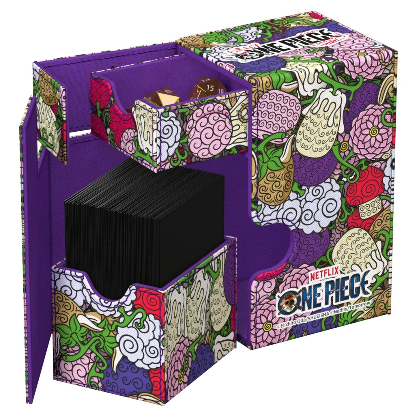 Ultimate Guard: Netflix One Piece Flip N Tray 80+ Xenoskin (Devil Fruits)