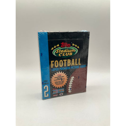 1993 Topps Stadium Club Series 2 Football Hobby Box