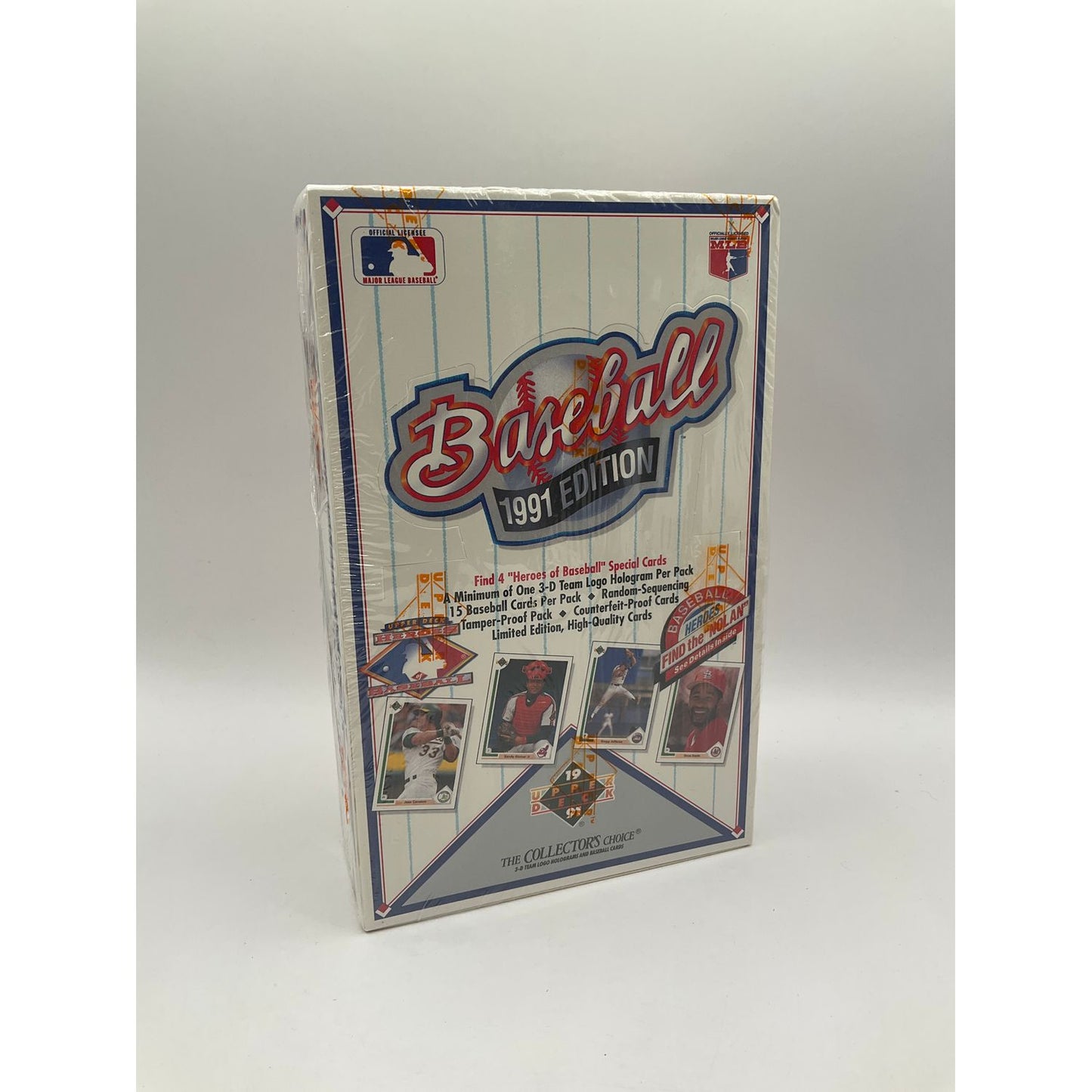 1991 Upper Deck Low Series Baseball Hobby Box