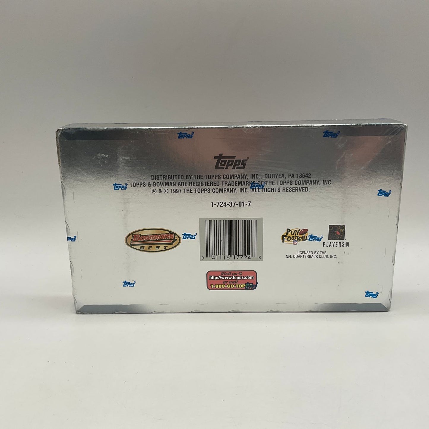 1997 Bowman's Best Football Hobby Box