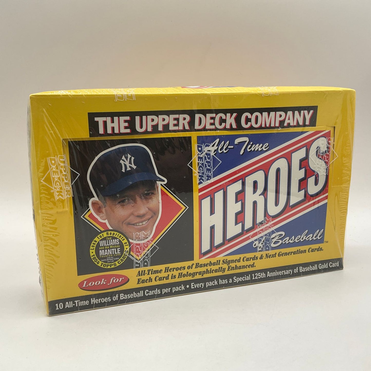 1994 Upper Deck All-Time Heroes of Baseball Hobby Box