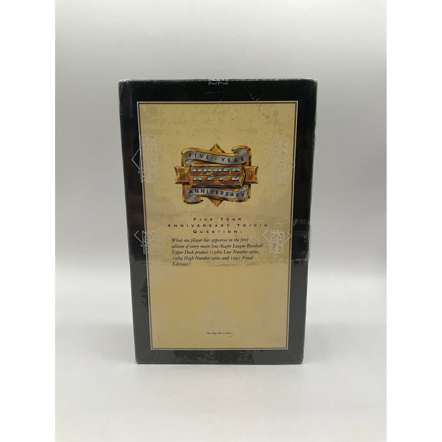 1993 Upper Deck Series 1 Baseball Hobby Box