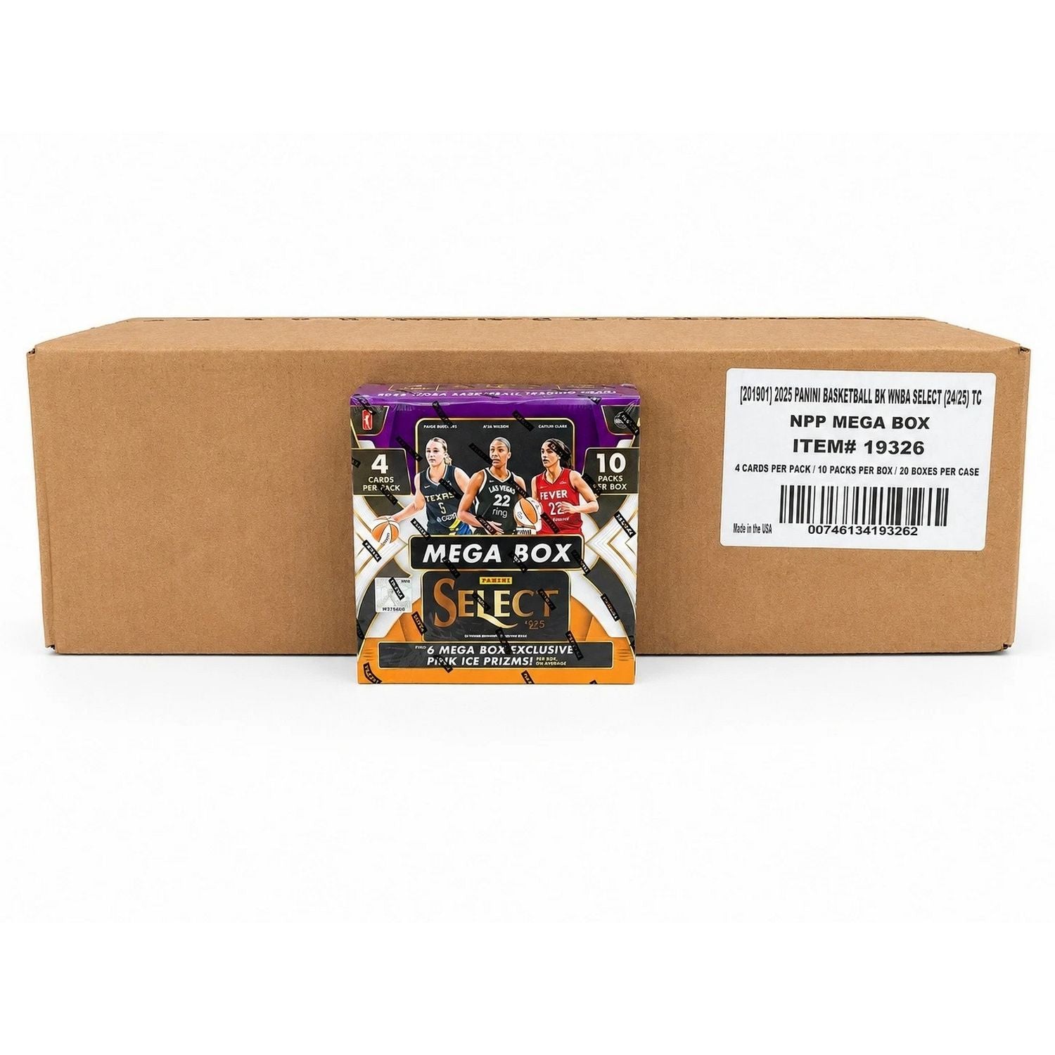 2025 Panini Select WNBA Basketball Mega 20-Box Case、Panini、kayou