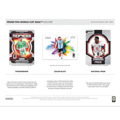 2026 Panini Prizm FIFA World Cup Soccer Hobby Box