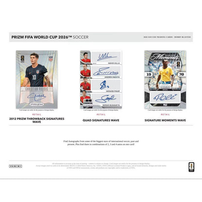 2026 Panini Prizm FIFA World Cup Soccer Hobby Blaster Box