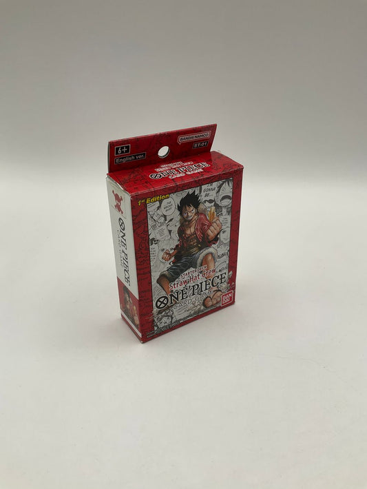 One Piece TCG: Super Prerelease Starter Deck 1: Straw Hat Crew *READ DESCRIPTION*