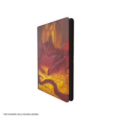 Gamegenic: Magic: The Gathering | The Hobbit Zip-Up Album 18-Pocket (Smaug's Mox Amber) *Releases 08-14-2026*