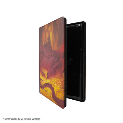 Gamegenic: Magic: The Gathering | The Hobbit Zip-Up Album 18-Pocket (Smaug's Mox Amber) *Releases 08-14-2026*