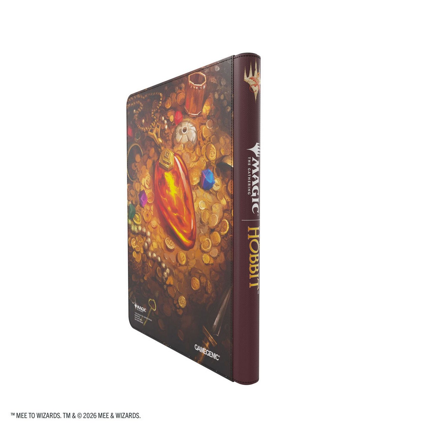 Gamegenic: Magic: The Gathering | The Hobbit Zip-Up Album 18-Pocket (Smaug's Mox Amber) *Releases 08-14-2026*