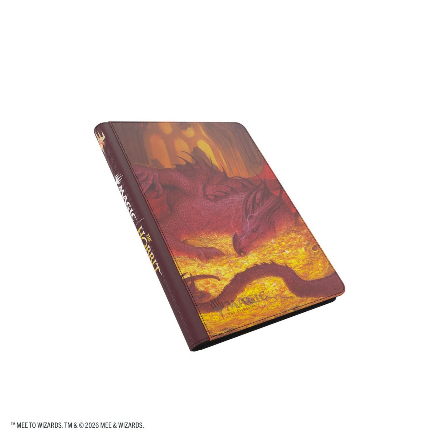 Gamegenic: Magic: The Gathering | The Hobbit Zip-Up Album 18-Pocket (Smaug's Mox Amber) *Releases 08-14-2026*
