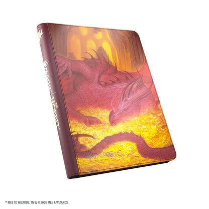 Gamegenic: Magic: The Gathering | The Hobbit Zip-Up Album 18-Pocket (Smaug's Mox Amber) *Releases 08-14-2026*
