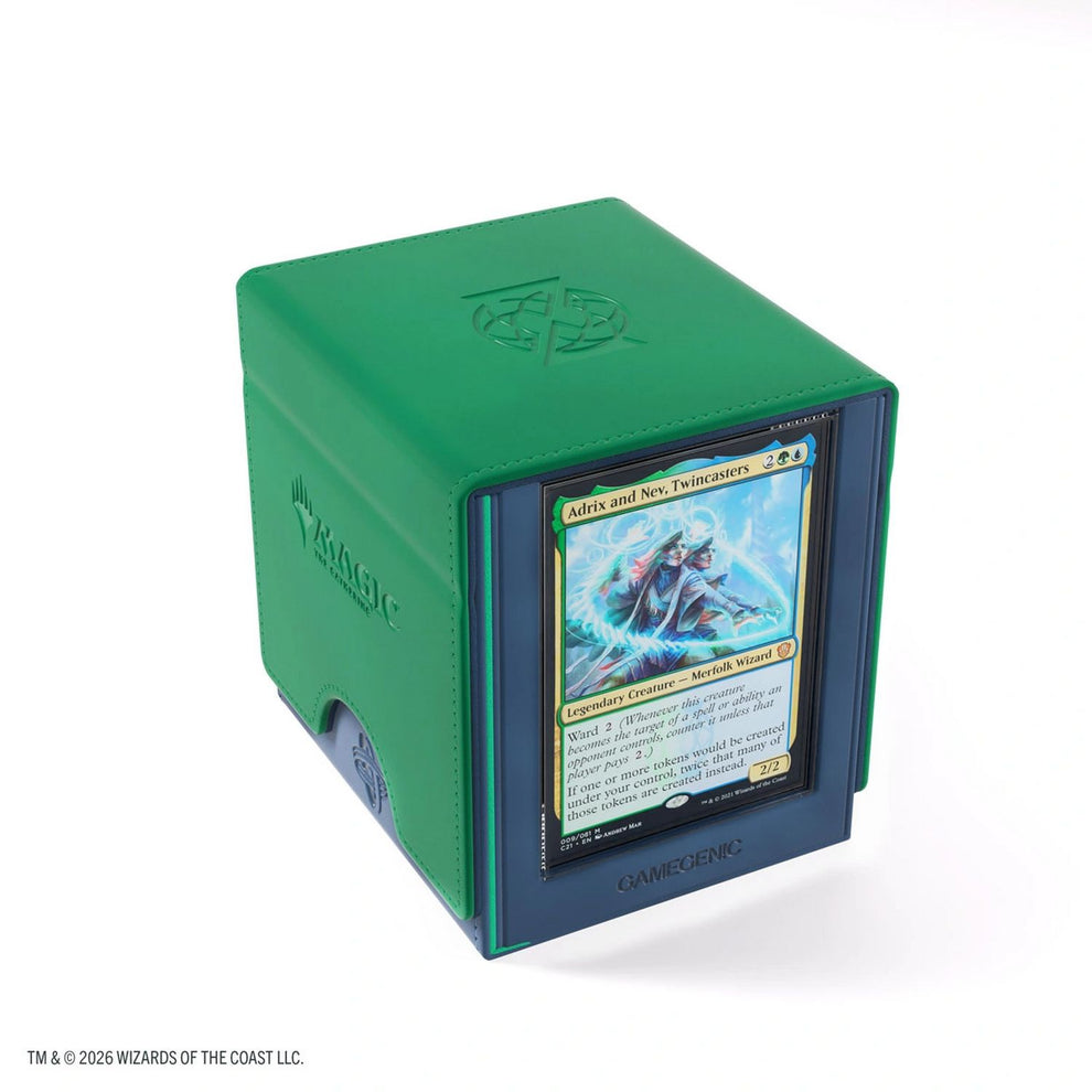 mtg quandrix commander deck Gamegenic: Magic the Gathering Secrets of Strixhaven Sidekick Pro 100+ XL ( Quandrix)
