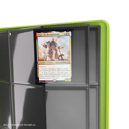 Gamegenic: Magic the Gathering Secrets of Strixhaven Zip-Up Album (Black/Green)