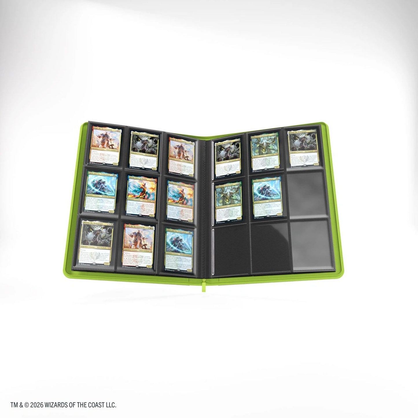 Gamegenic: Magic the Gathering Secrets of Strixhaven Zip-Up Album (Black/Green)