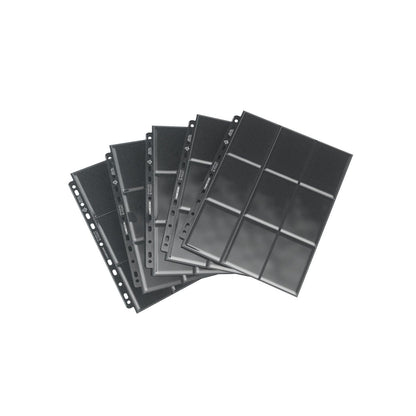 Gamegenic: Sideloading 18-Pocket Pages 50ct - Black