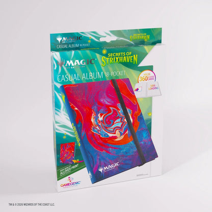 Gamegenic: Magic the Gathering Secrets of Strixhaven Casual Album 18-Pocket (Prismari)