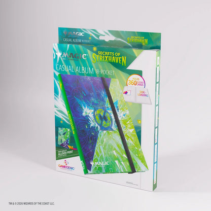 Gamegenic: Magic the Gathering Secrets of Strixhaven Casual Album 18-Pocket (Quandrix)