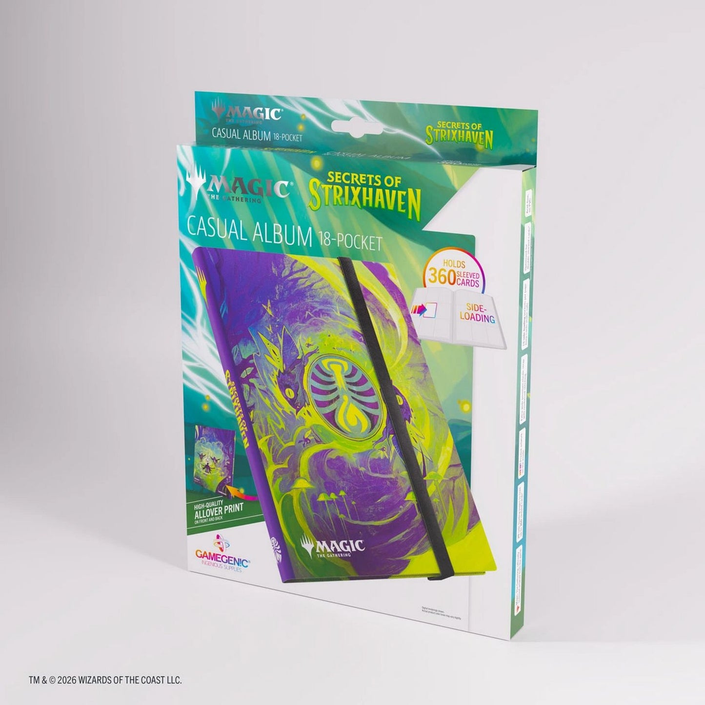 Gamegenic: Magic the Gathering Secrets of Strixhaven Casual Album 18-Pocket (Witherbloom)