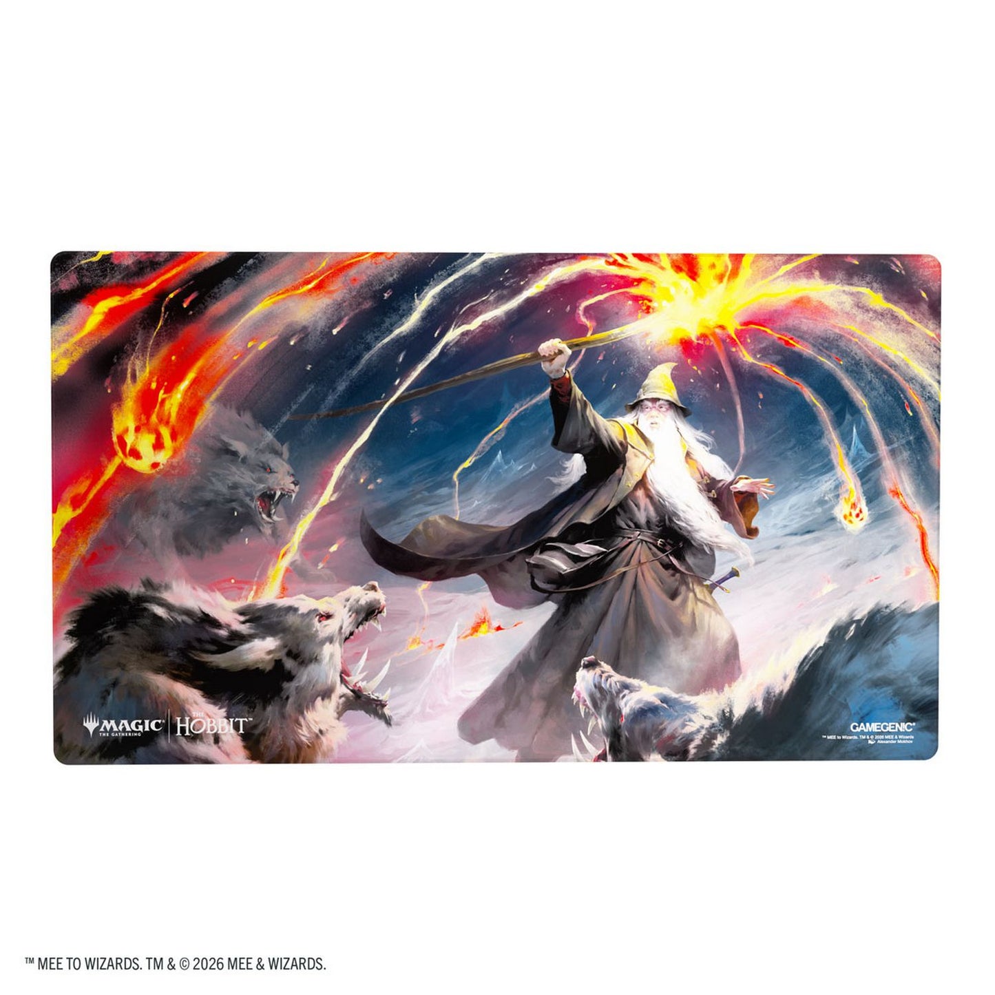 Gamegenic: Magic: The Gathering | The Hobbit Shiny Playmat (Gandalf, Shadow's Foe) *Releases 08-14-2026*