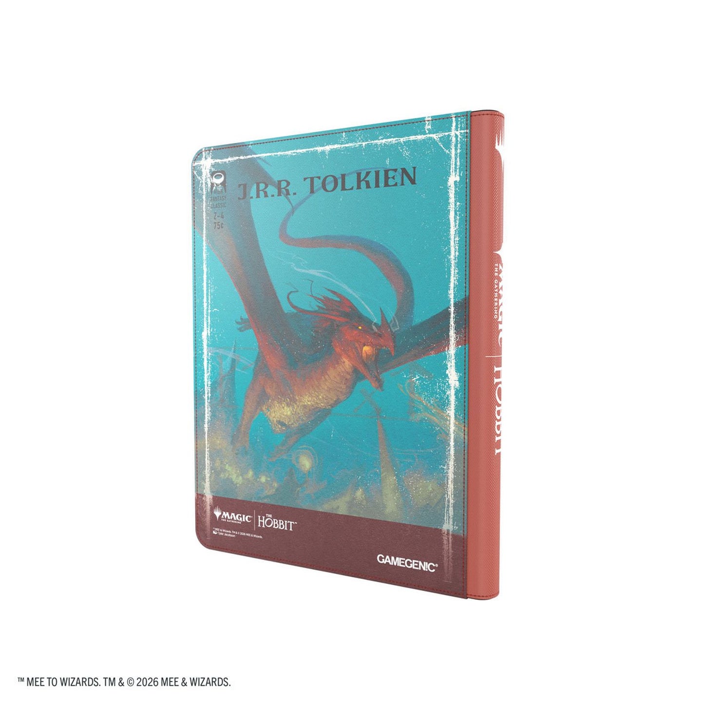 Gamegenic: Magic: The Gathering | The Hobbit Zip-Up Album 18-Pocket (The Arkenstone/Smaug, Worm of Dread) *Releases 08-14-2026*