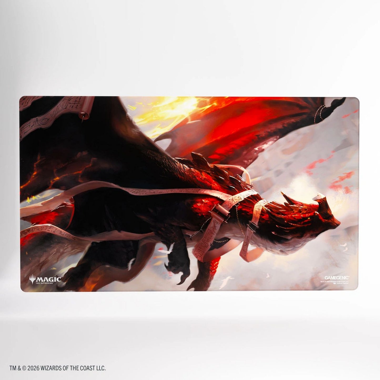 Gamegenic: Magic the Gathering Secrets of Strixhaven Shiny Playmat (Lorehold, the Historian)