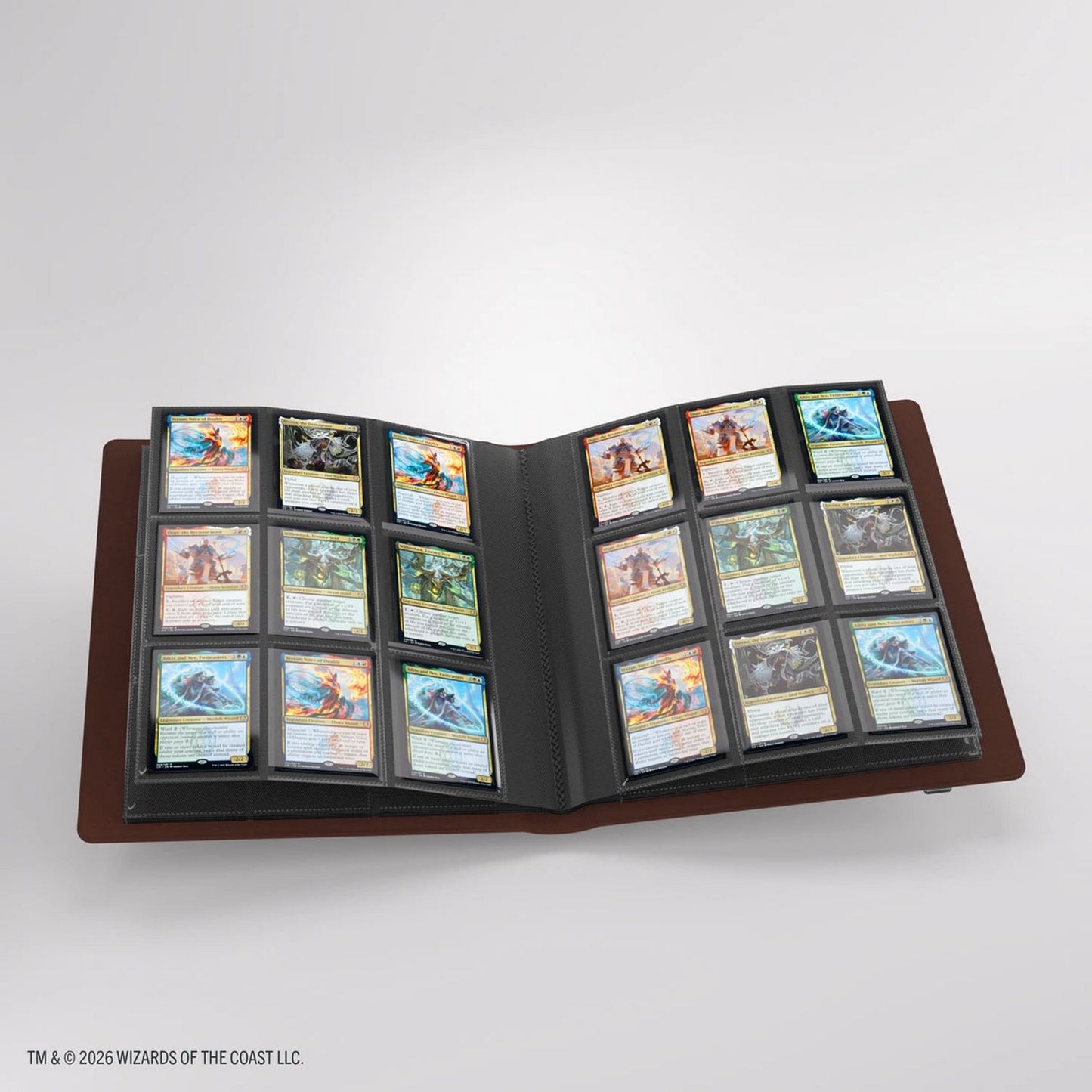 Gamegenic: Magic the Gathering Secrets of Strixhaven Cards Almanac Premium Slipcase Album 18-Pocket (Prismari)