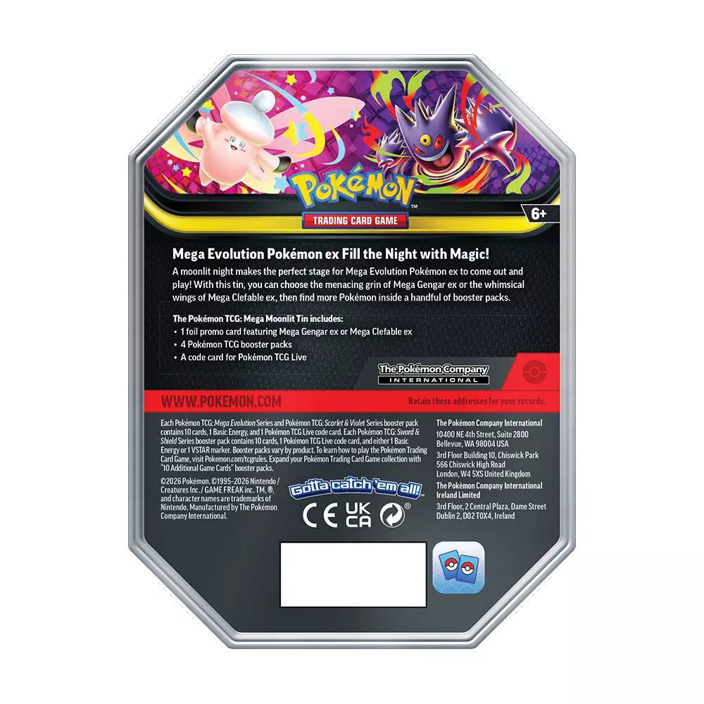 Pokemon: Mega Moonlit Tin [Mega Gengar]