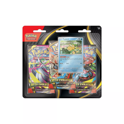 Pokemon: Mega Evolutions 3-Pack Blister (Random) *Releases 9-26-2025*