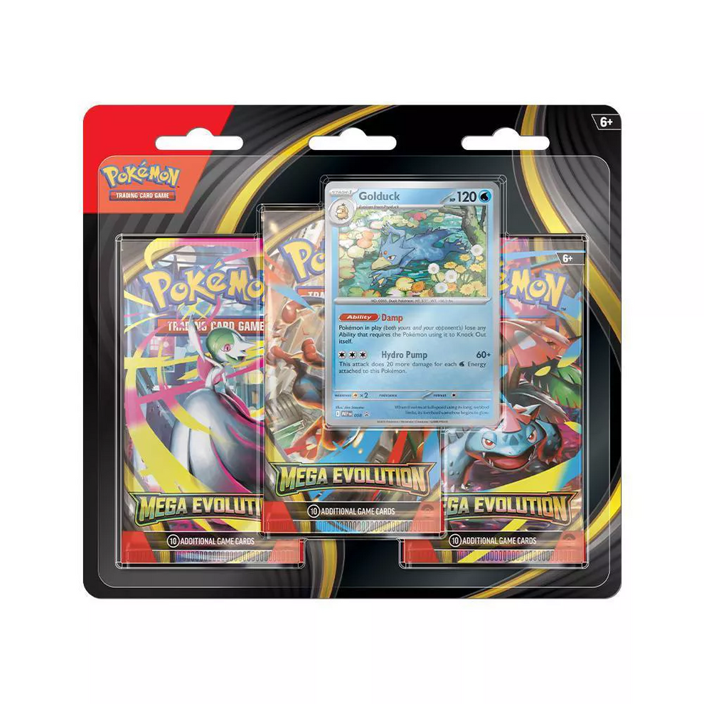 Pokemon Mega-Entwicklung: 3-Pack Blister (DE) Pokemon Mega-Entwicklung: 3-Pack Blister (DE)