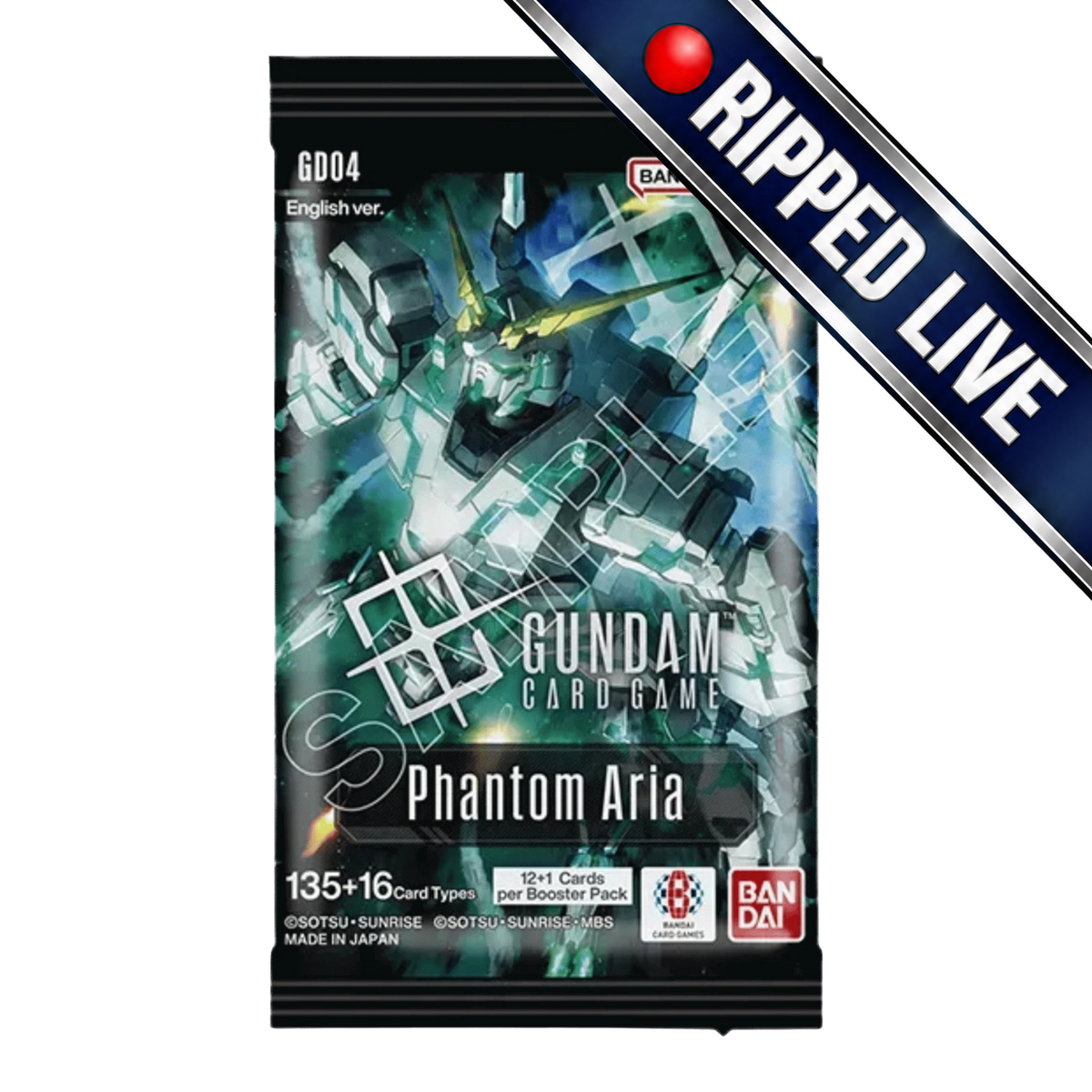 *BREAK* Gundam TCG: Phantom Aria Booster Pack [GD04]