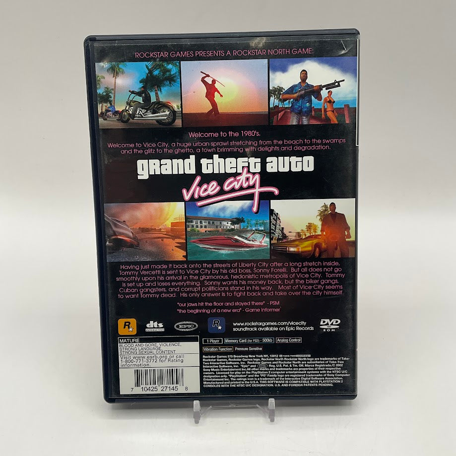 Grand Theft Auto Vice City Playstation 2 Used #1