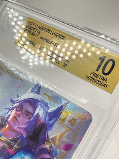 Sett Brawler Riftbound Vendetta #SP4 Beckett 10 Pristine
