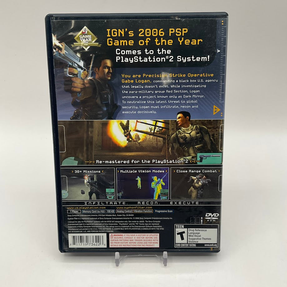 Syphon Filter Dark Mirror Playstation 2 Used