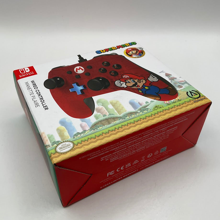 PowerA Super Mario Wired Controller Nintendo Switch Sealed、Collector Store LLC - VG、kayou