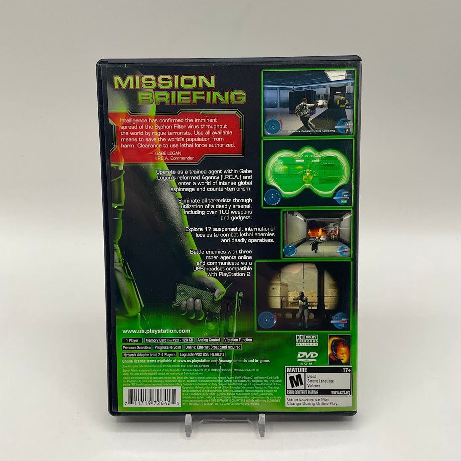 Syphon Filter Omega Strain Playstation 2 Used