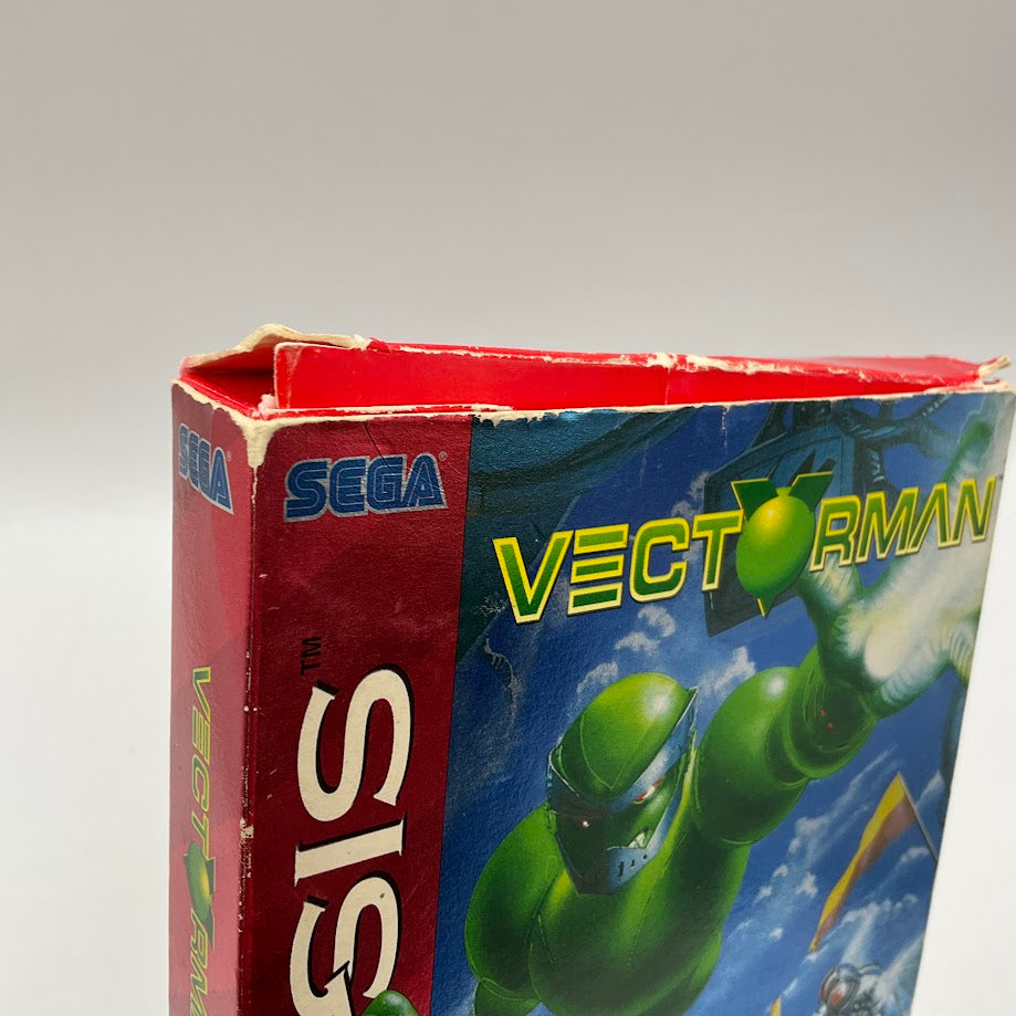 Vectorman [Cardboard Box] Sega Genesis CIB