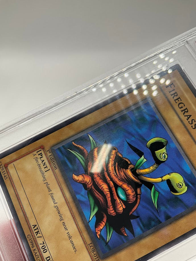 Firegrass Yu-Gi-Oh! LOB 1st Edition #018 PSA 10