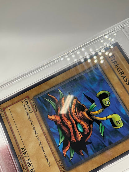 Firegrass Yu-Gi-Oh! LOB 1st Edition #018 PSA 10