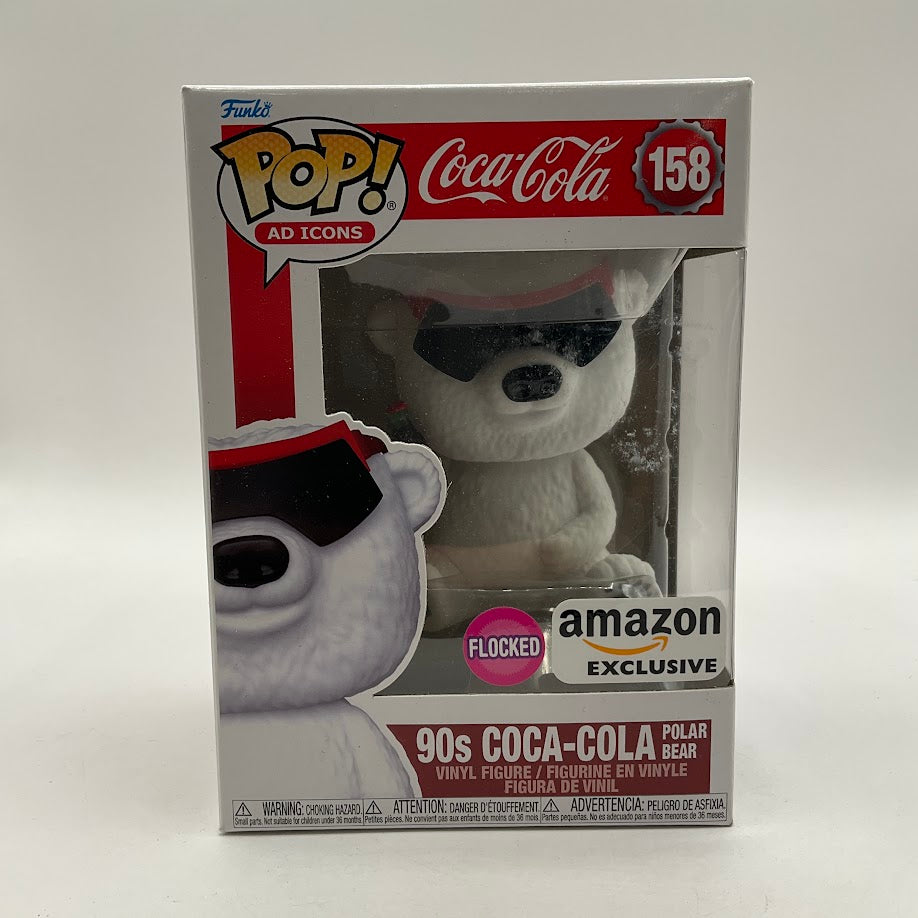 90s Coca-Cola Polar Bear Funko Pop! Ad Icons #158 Flocked Amazon