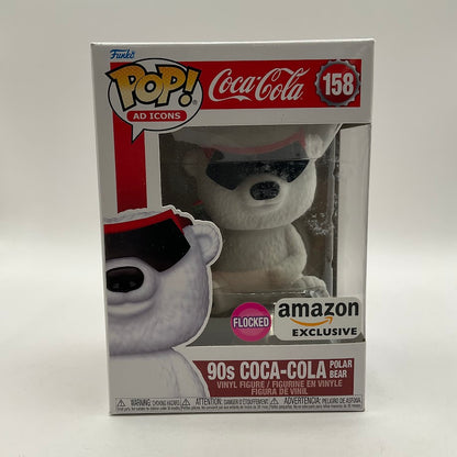 90s Coca-Cola Polar Bear Funko Pop! Ad Icons #158 Flocked Amazon
