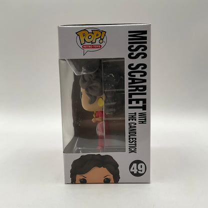 Miss Scarlet with the Candlestick Funko Pop! Clue #49