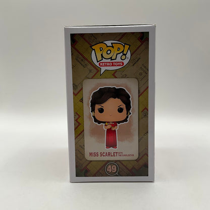 Miss Scarlet with the Candlestick Funko Pop! Clue #49