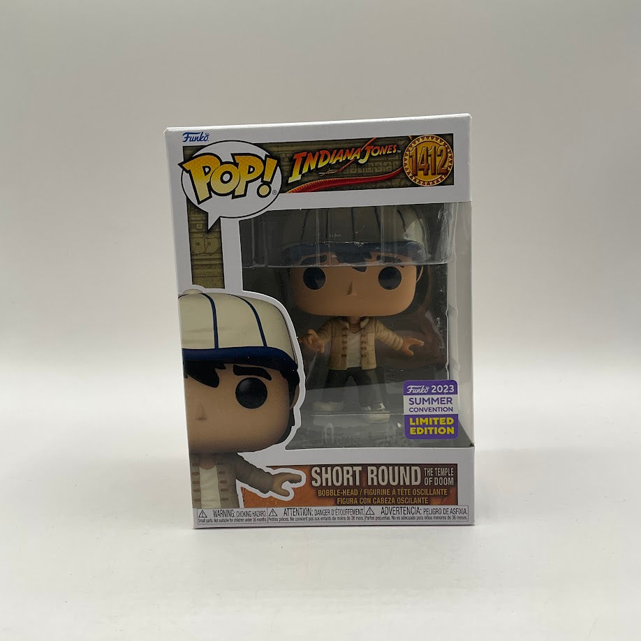 Short Round The Temple of Doom Funko Pop! Indiana Jones #1412 2023 Summer