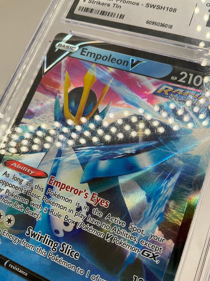 Empoleon V Pokemon V Strikers Tin Promo #SWSH108 CGC 10