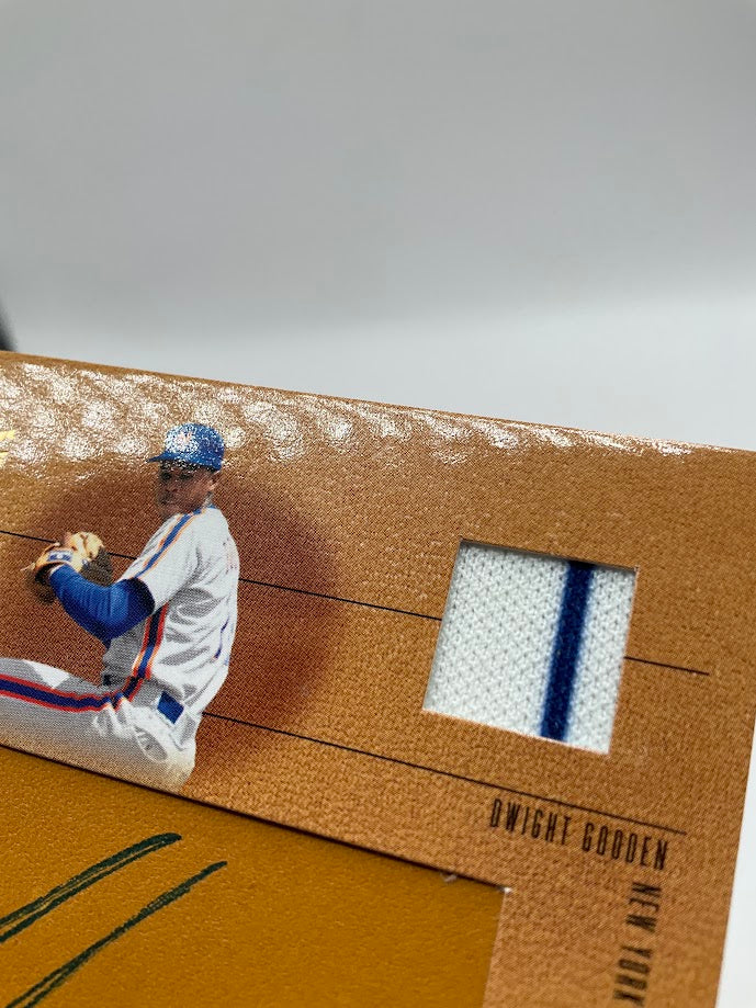 Dwight Gooden 2005 Donruss Leather & Lumber Cuts Relic Auto 119/128 #LC-20