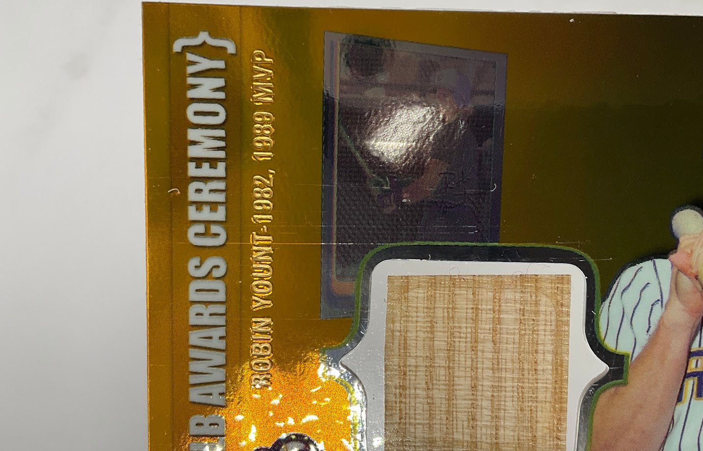 Robin Younts 2002 Topps Gold Label MLB Awards Ceremony Bat Relic #ACR-RY