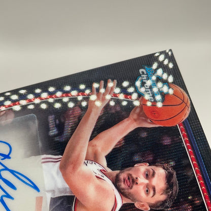 Alex Karaban 2024-25 Bowman Chrome University Refractor Auto #100