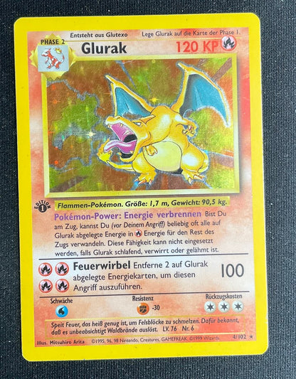 Charizard Pokemon Base Set Holo 1st Edition Holo #4