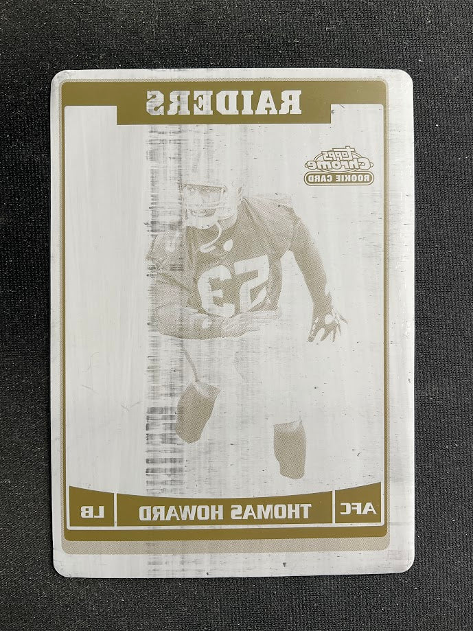 Thomas Howard 2006 Topps Chrome Black Printing Plate RC 1/1 #190